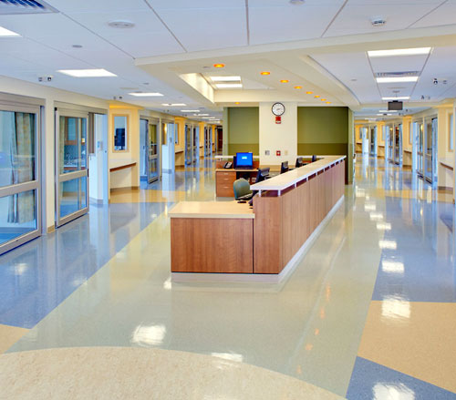 Lighthouse Electric | United Hospital | Nursing Station in the ICU